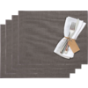 Westmark Home placemats 4 pieces 42 x 32 cm taupe dark