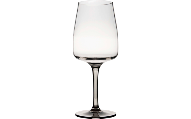 Verre à vin vide en verre transparent