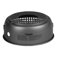 Pare-vent anodis&eacute; dur pour cuisine de camping Trangia 27 en bas 180 &times; 72 mm Trangia