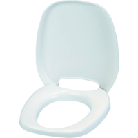 Toiletdeksel+stoel+scharnieren wit