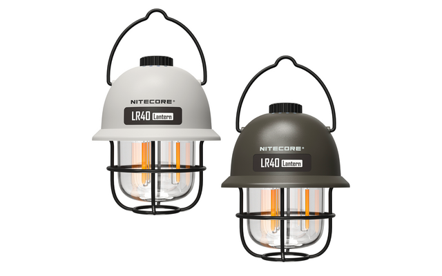 Nitecore campinglamp LR 40 powerbank olive