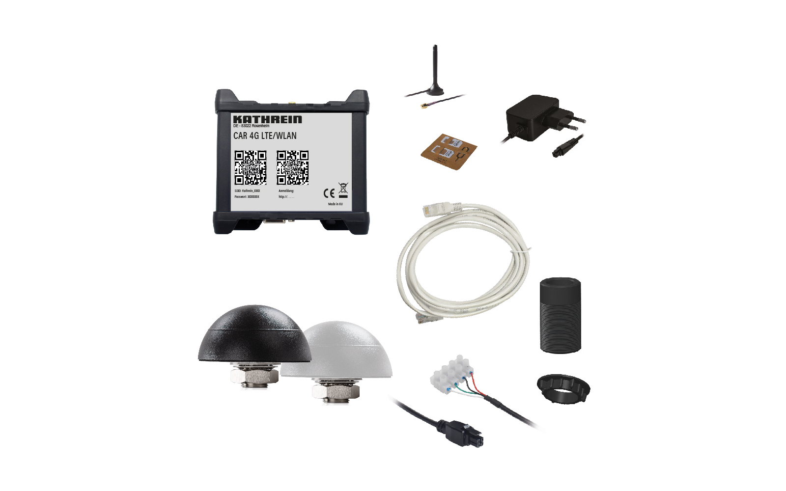 Produktbild Kathrein CAR 4G LTE WLAN Router Set mit Dual-SIM Funktion und Au&szlig;enantenne  1