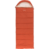 Camper Lux Sac de couchage couverture rouge jusqu'&agrave; 200 cm Fermeture &eacute;clair &agrave; gauche