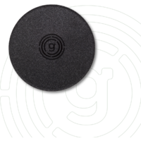 Gelmags Metall-Pad &Oslash; 8,0 cm mit Kleber&uuml;ckseite schwarz