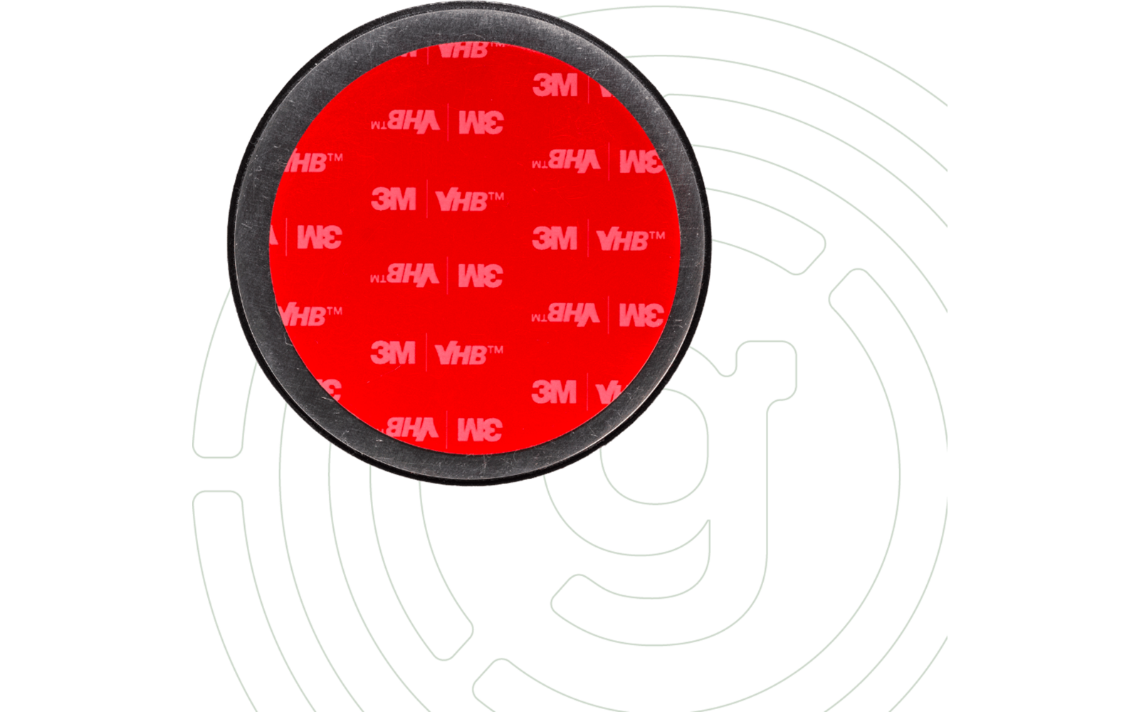 Image du produit Gelmags Metall-Pad &Oslash; 8,0 cm mit Kleber&uuml;ckseite 1
