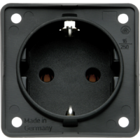 Prise encastrée à contact de protection 250 V anthracite Berker