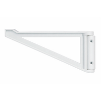 Consolle per anta a ribalta da cucina Fawo in plastica 190 mm grigio