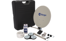 Berger Mobile Sat-Anlage Komplettset Single-LNB im Campingkoffer
