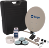 Berger Mobile Sat-Anlage Komplettset Single-LNB im Campingkoffer