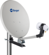 Berger Mobile Sat-Anlage Komplettset Single-LNB im Campingkoffer