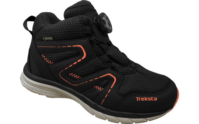 Treksta Oxxy Mid Boa GTX kids shoes black/orange