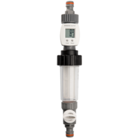 TW-DES Comfort vulfilter 1/2 inch inclusief watermeter met afsluitkraan en fijnfilter voor watertanks