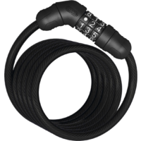 Candado de cale en espiral negro 150 cm 4508C/150 Abus