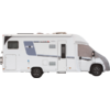 Hindermann Supra front protection tarpaulin for Fiat Ducato type 250 from 2007 and Peugot Boxer from 2008