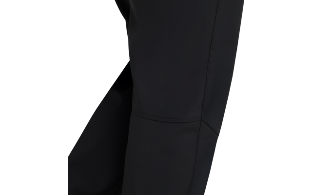 Schwarze Hose aus eng anliegendem Stoff