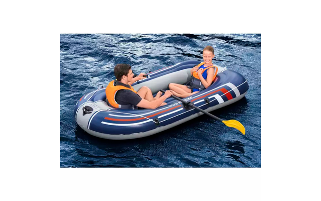 Bestway Hydro Force Treck X1 inflatable boat set 4 parts for 2 people with 2 paddles 228 x 121 x 32 cm