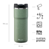 Mug thermos en acier inoxydable 0,47 litre Aladdin Barista Java vert sauge