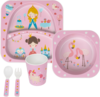 Berger RPET Menina Kindergeschirr-Set rosa 5-tlg. für 1 Kind