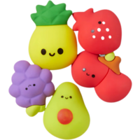 Crocs Jibbitz Squish Fruits, paquet de 5 stickers pour chaussures