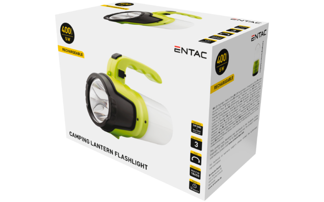 Entac Torch with Camping Lamp Function 5 Watt