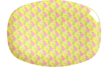 Rice rectangular melamine plate with Sunny Days print