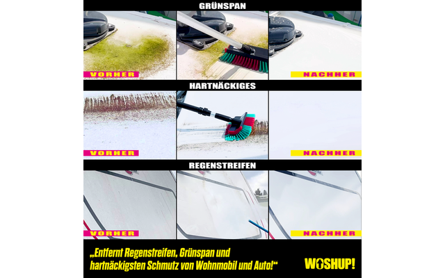 Vier Fotos von verschiedenen Autos mit farblich markierten Bereichen