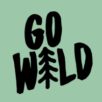 Autocollant pour voiture 15 x 15 cm Go Wild noir Advanture Shop