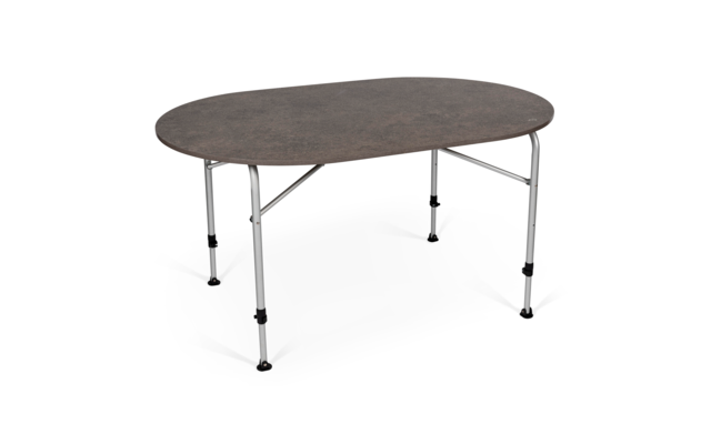 Dometic Zero Concrete Table de camping ovale 140 x 90 x 72 cm