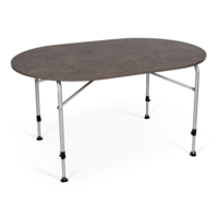 Dometic Zero Concrete Campingtisch Oval 140 x 90 x 72 cm 