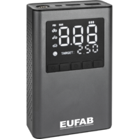 Eufab battery operated mini compressor with integrated powerbank 800 mAh