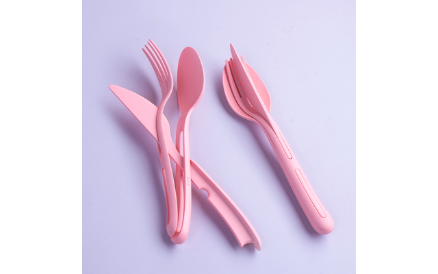 Product afbeelding Koziol Klikk To Go clip bestekset 3-delig 1