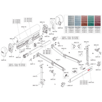 Autocollant Fiamma pour store F45Ti L Num&eacute;ro de pi&egrave;ce 98673-093 Fiamma
