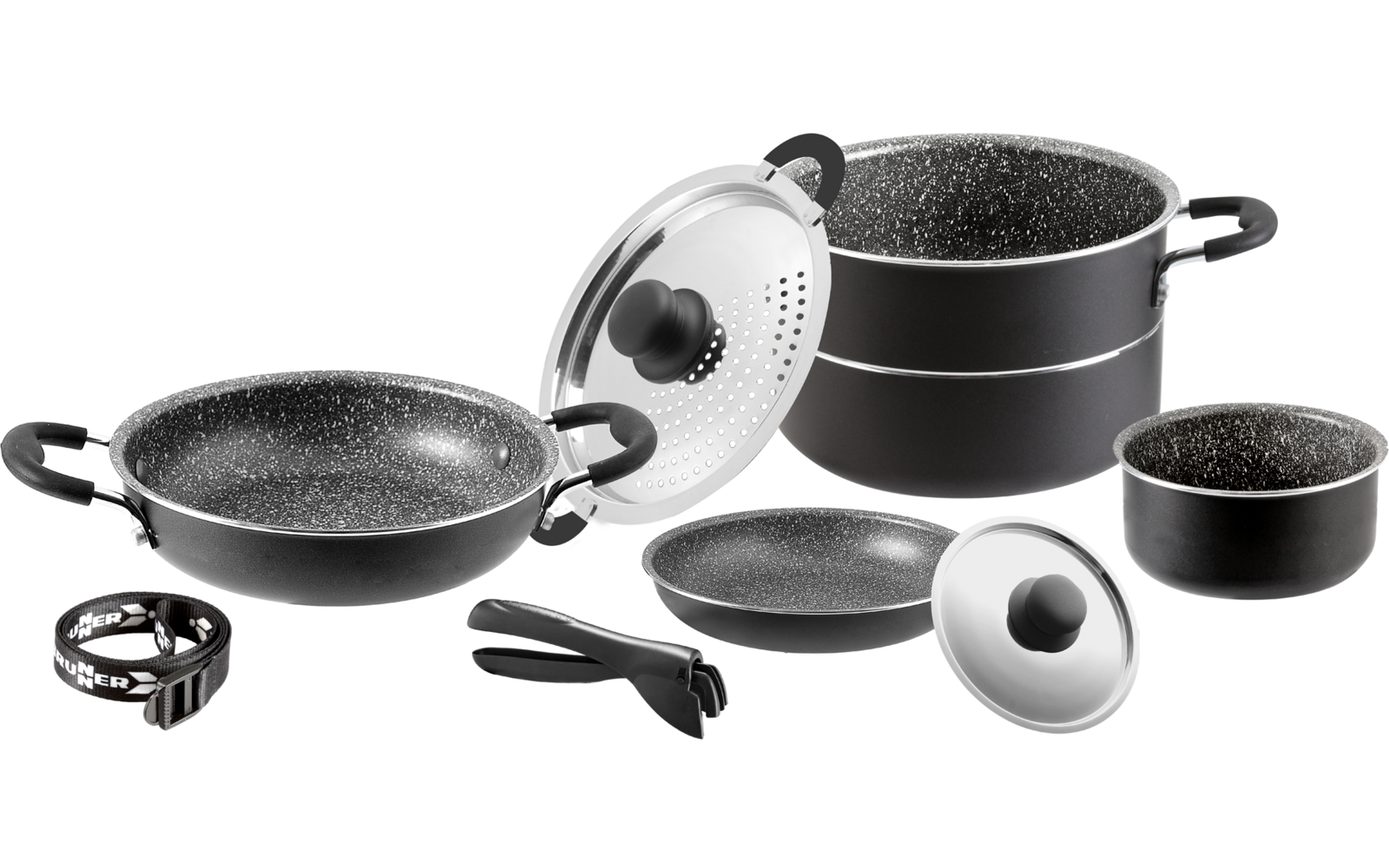 Image du produit Brunner Pirate 9+1 &oslash; 24 m Set de casseroles 10 pi&egrave;ces 1