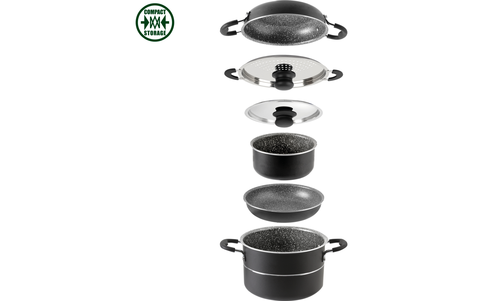 Image du produit Brunner Pirate 9+1 &oslash; 24 m Set de casseroles 10 pi&egrave;ces 1