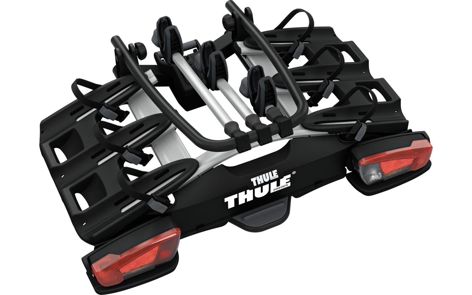 Produktbild Thule VeloCompact F Fahrradtr&auml;ger f&uuml;r Anh&auml;ngerkupplung Fix4Bike schwarz f&uuml;r 3+1 Fahrr&auml;der 1