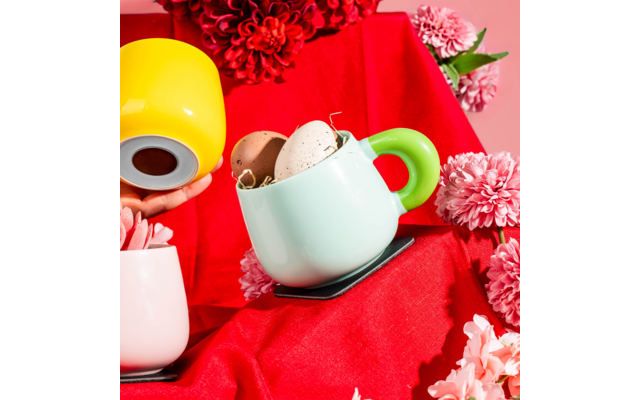 Produktbild Silwy Magnet Henkeltasse aus Porzellan und Metall-Nano-Gel-Pad 470 ml 1