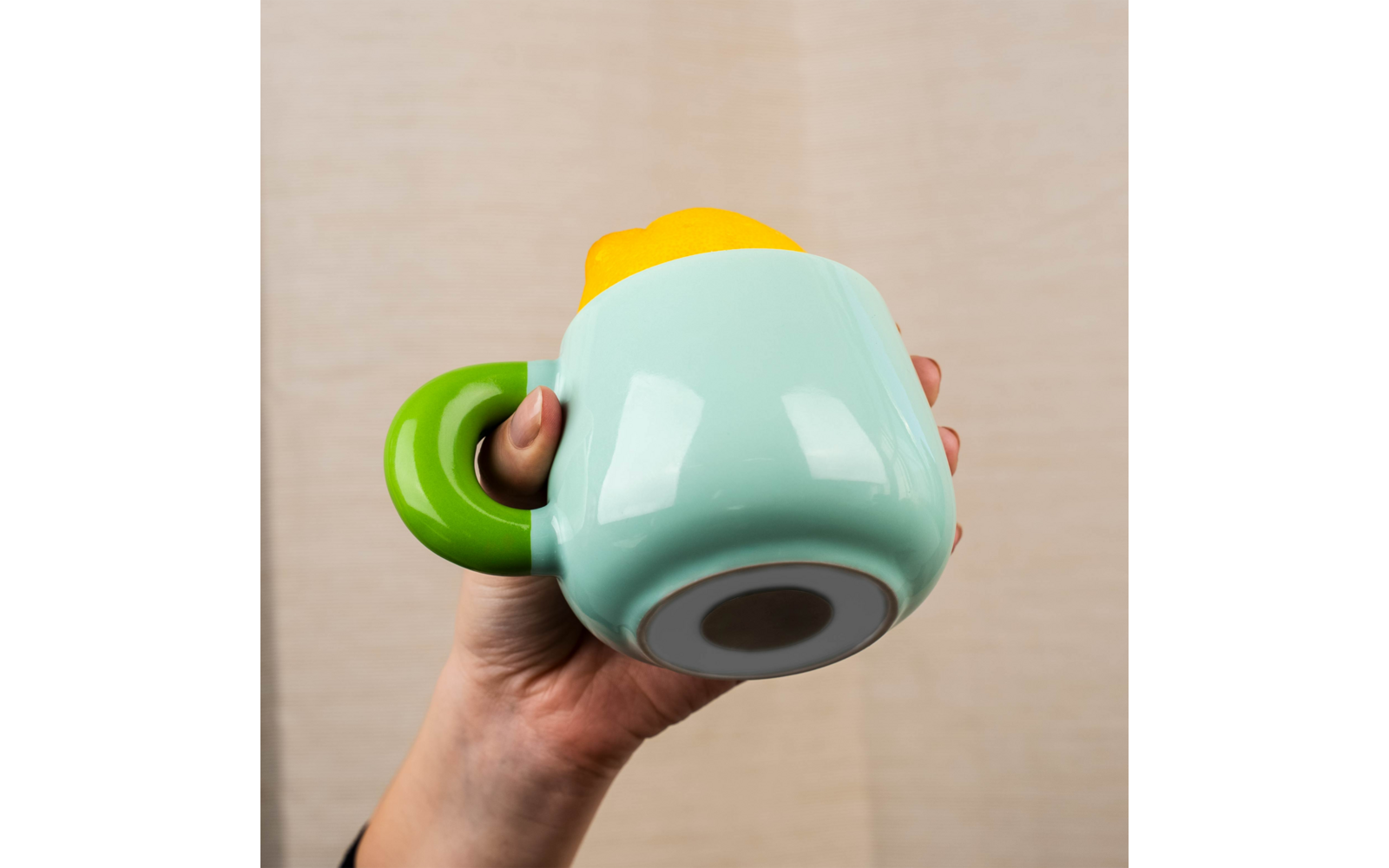 Produktbild Silwy Magnet Henkeltasse aus Porzellan und Metall-Nano-Gel-Pad 470 ml 1