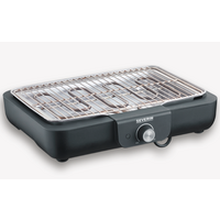 Severin PG 8554 Tischgrill schwarz 2200 W mit Grillrost