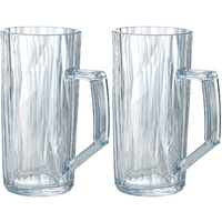 Koziol Superglass CLUB No. 26 Set di 2 500 ml cristallino