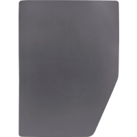 Walra Spannbetttuch Jersey stretch Multifit Anthrazit für Französisches Bett rechte Ecke