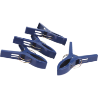 Berger towel clip Coogee set of 4 dark blue