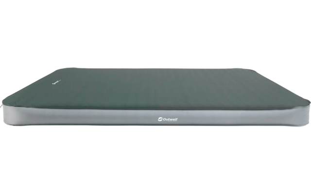 Grijze rechthoekige matras op witte achtergrond