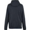 Schwarzer Kapuzenpullover von hinten