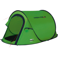 High Peak Vision 2 Single Roof Pop Up Throw Tent Green