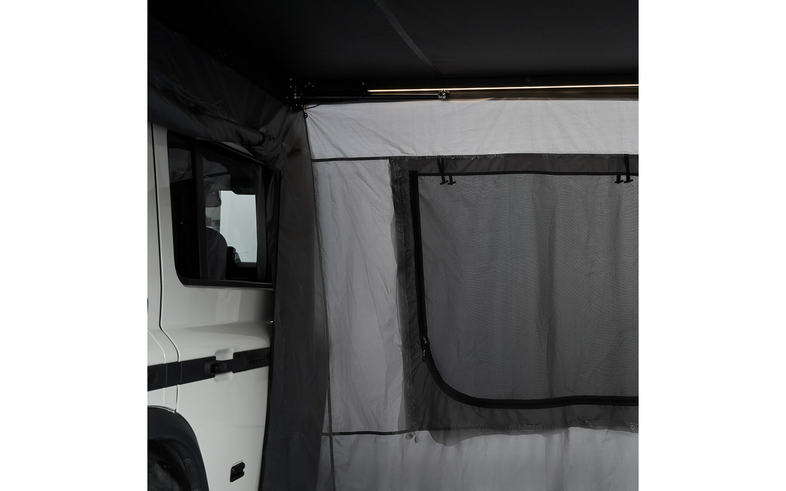 Produktbild Horntools Seitenw&auml;nde f&uuml;r Horizon Straight Markise 2 Meter mit Moskitonetz 1