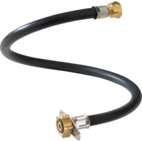 GOK Tuyau haute pression 45 cm / G. 2 pour bouteille de gaz et régulateur (Shell-F) pour FR / CH / BE