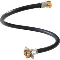 GOK Tuyau haute pression 45 cm / G. 2 pour bouteille de gaz et régulateur (Shell-F) pour FR / CH / BE