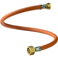 GOK Tuyau haute pression 45 cm / G. 1 pour bouteille de gaz et régulateur (Itali.A) pour IT / GR / CY