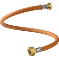 GOK Tuyau haute pression 45 cm / G. 8 pour bouteille de gaz et régulateur (EU-Shell) pour GB butane