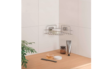 196943 334169 - Metaltex Reflex LUXY VacuumFix Eckregal
